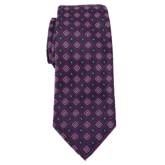 TED BAKER LONDON Diamond Polka Dot Silk Tie - Picture 6 of 16